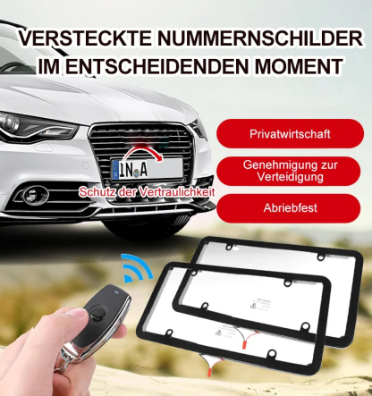 Vernebelter amerikanischer Kennzeichenhalter für Autos