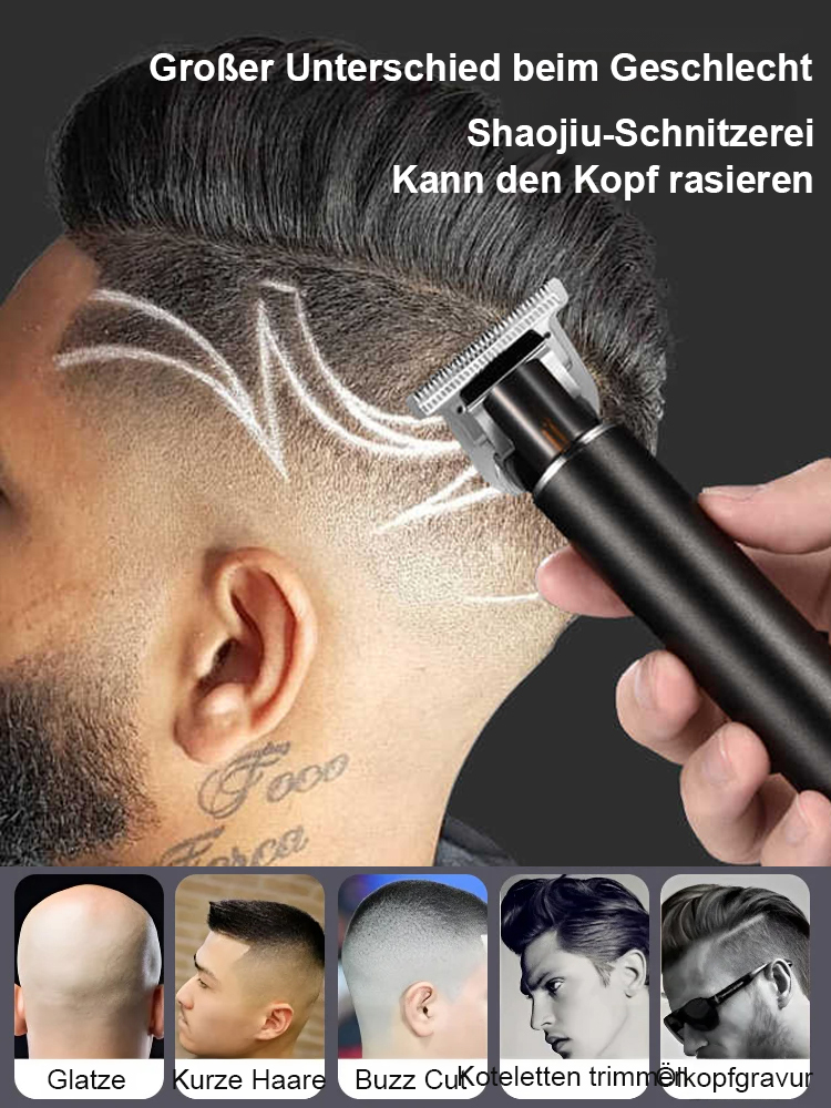 Haarschnitt + Rasur + Augenbrauen rasieren + Beine rasieren, 1 Gerät ersetzt 4 Geräte