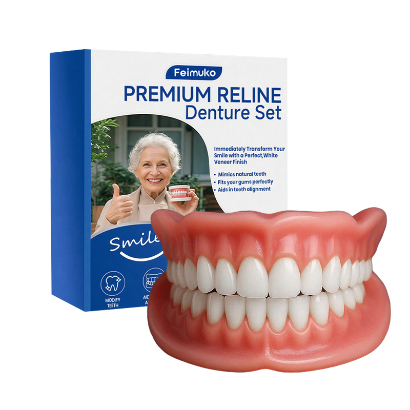 Passt in einer Sekunde, so bequem wie echte Zähne, hält 68 Stück