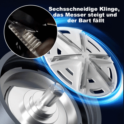 Vollständig waschbar, beenden Sie die Rasur in 3 Sekunden 