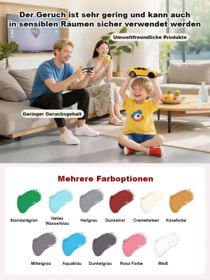 Wasserbasierte Bodenbeschichtung 3-in-1