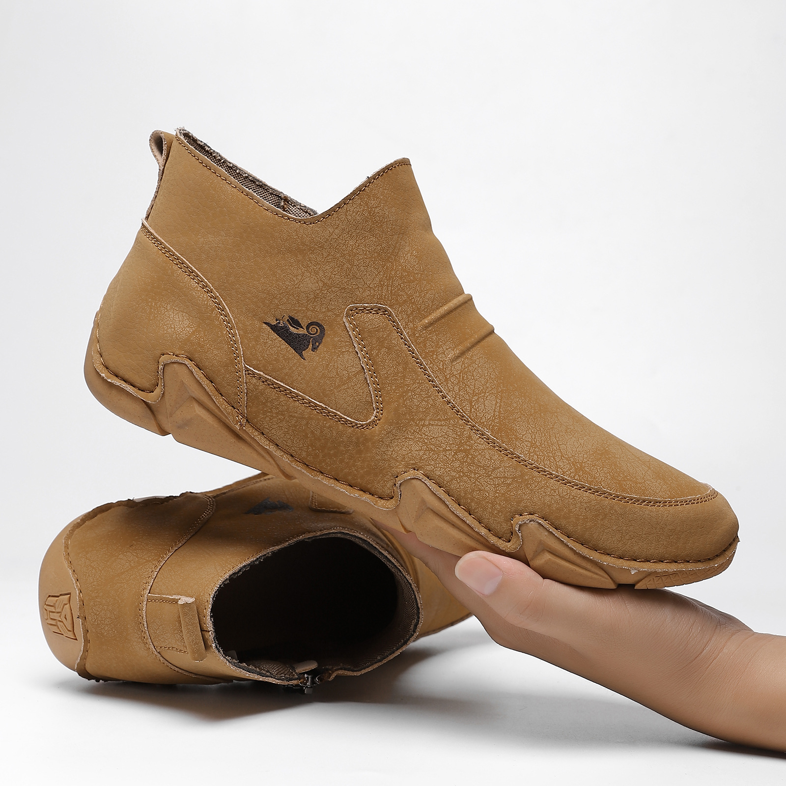 Last day 50% off 🔥⏱️Christmas sale⏱️🔥Men's genuine calfskin Martin boots