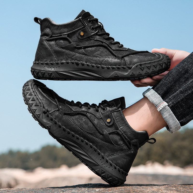 ⏰ 50% off - Men's Handmade Genuine Leather Non-Slip Orthopedic Shoes