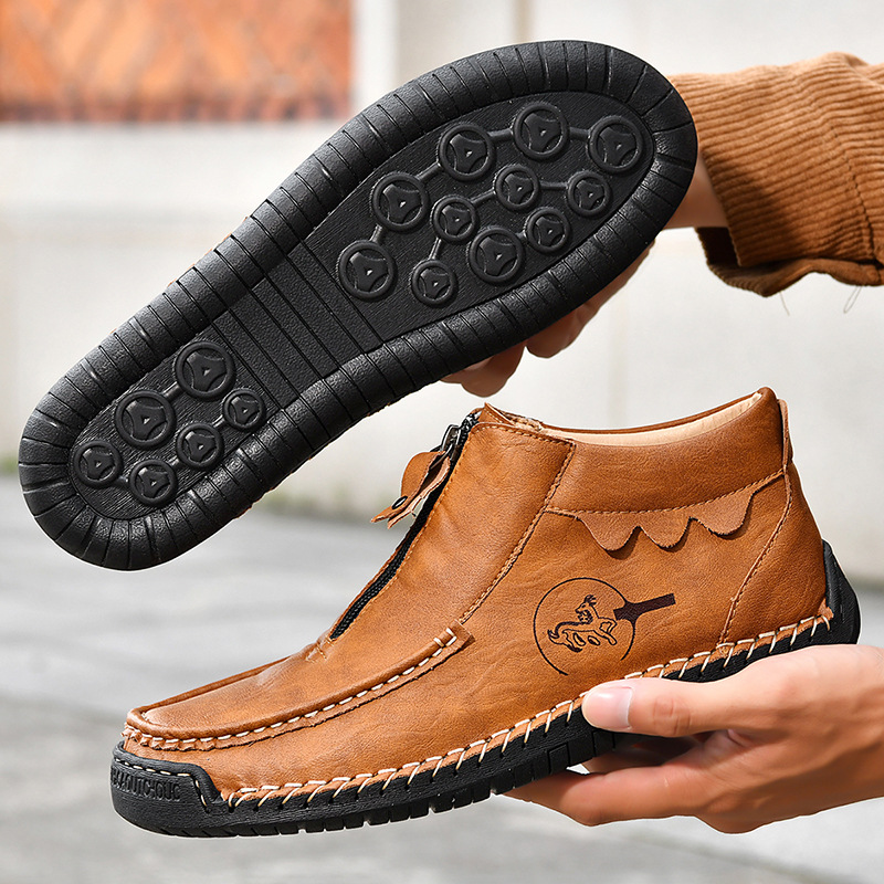 Last Day 50% OFF🔥⏱️Christmas Promotion⏱️🔥Men's genuine calfskin leather Slip-On Loafers