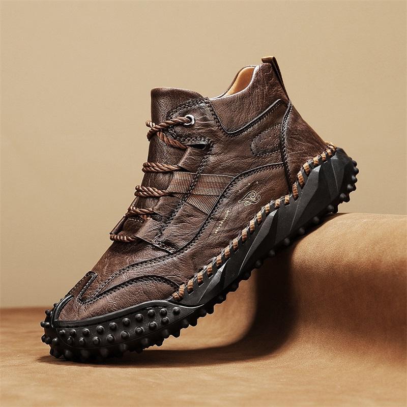 ⏰ 60% off -Men's stylish genuine leather thick-soled orthotic shoes