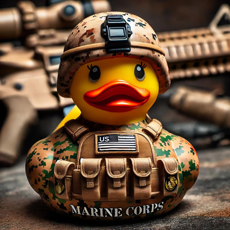 🦆 Veteran Commemorative Ducks: Unique and cool decorative items.