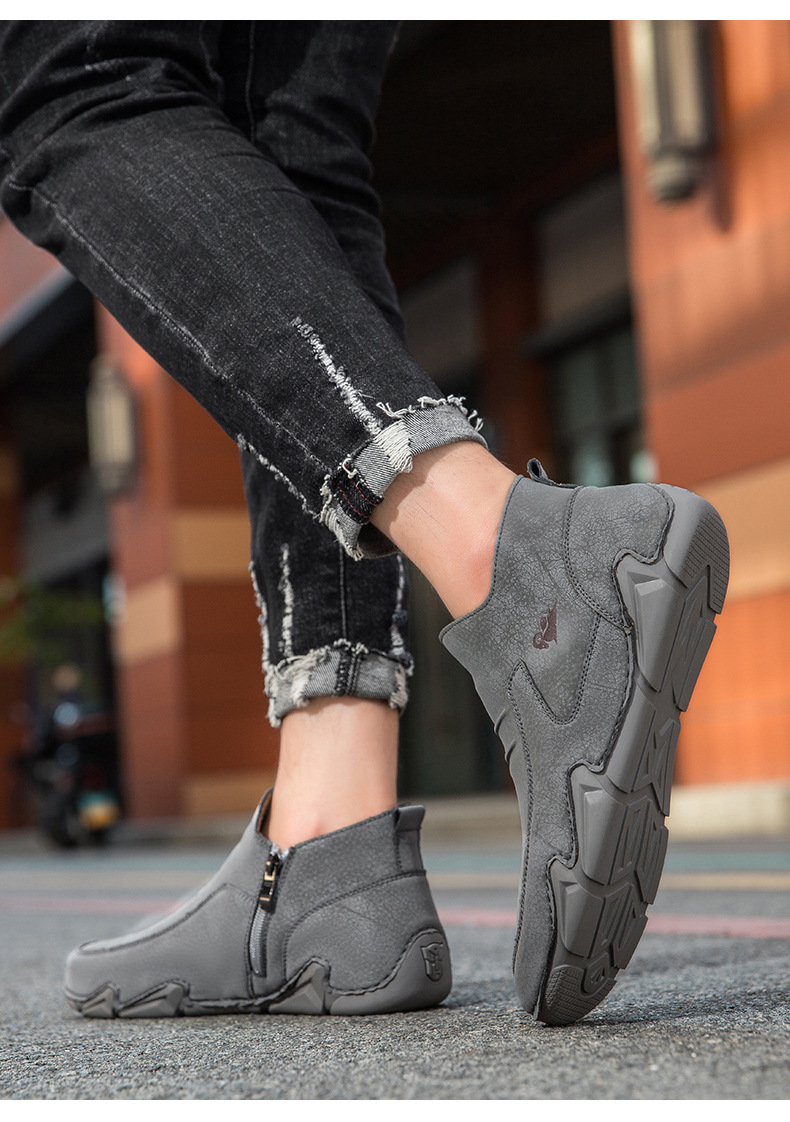 Last day 50% off 🔥⏱️Christmas sale⏱️🔥Men's genuine calfskin Martin boots