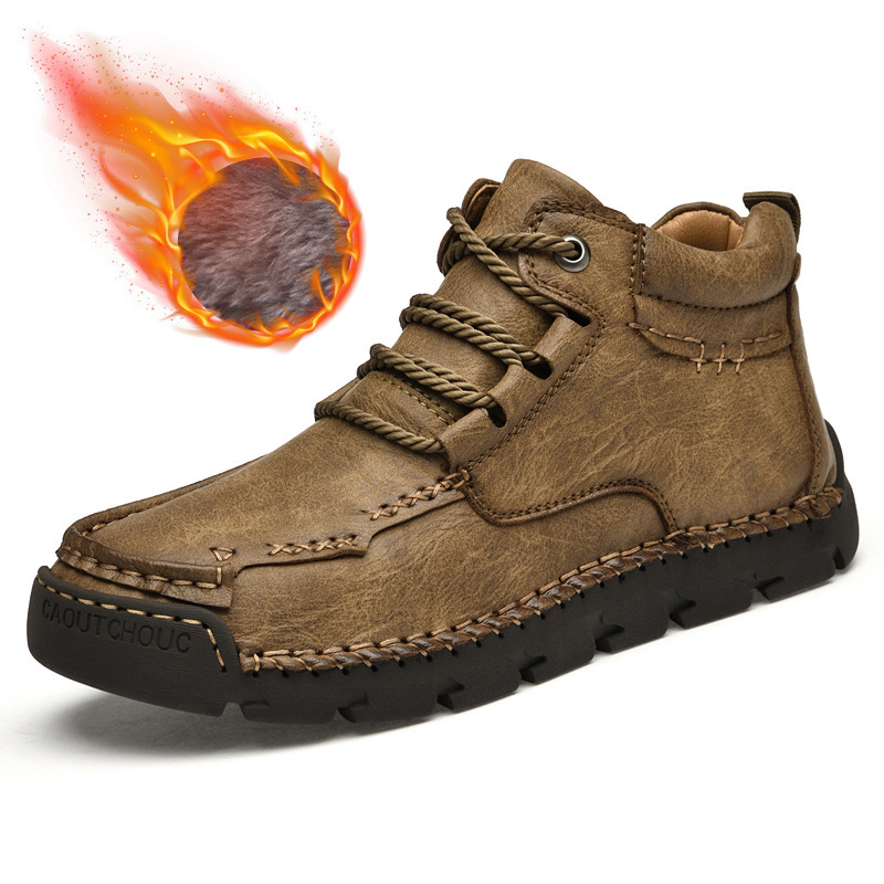 ⏰Limited Time Sale 70% OFF-Men's new handmade genuine leather orthopedic shoes with arch support