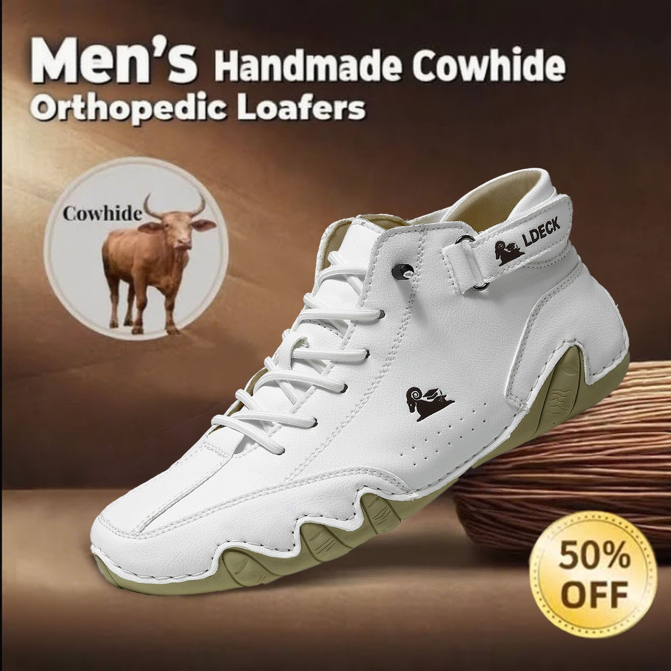 🔥Today 70% off🔥 Unisex Waterproof Fashion Orthopedic Shoes with Arched Foot Support