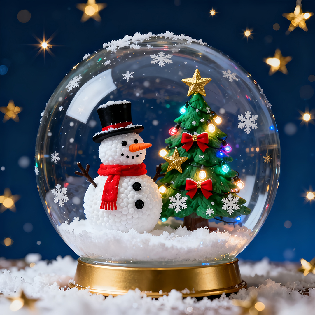 🎄 Santa Claus Snow Globe – Bring Christmas Magic Home!
