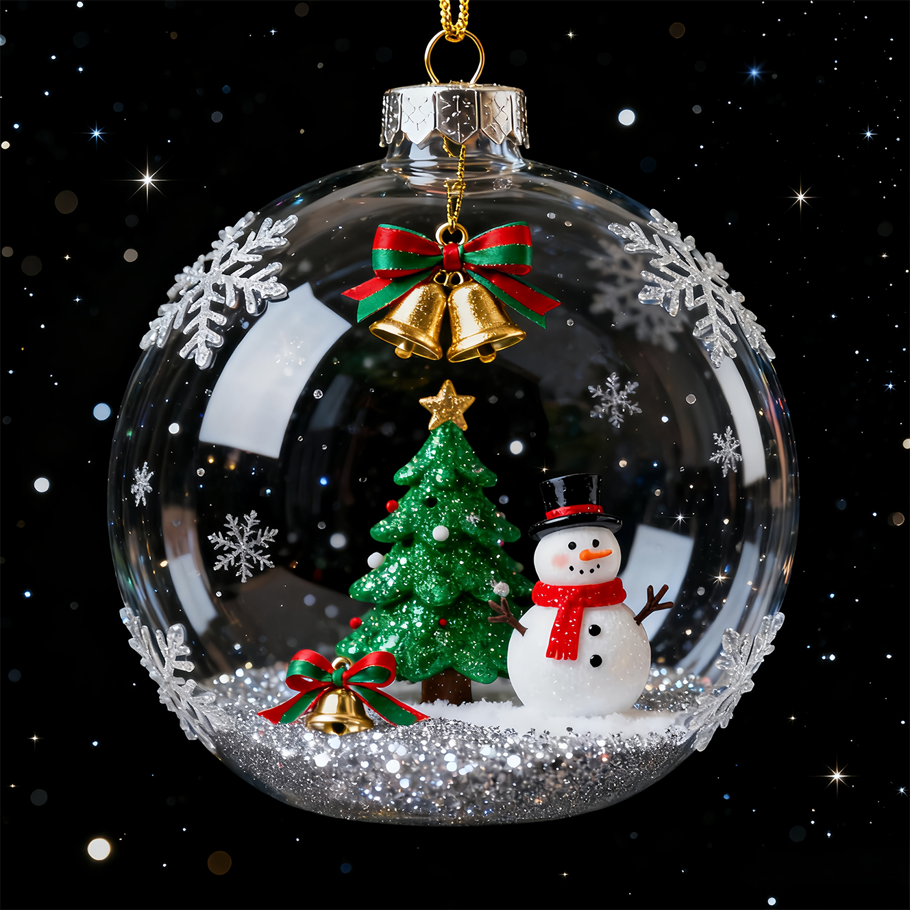 🎄Share the joy of the holidays with crystal glass decorations🎄