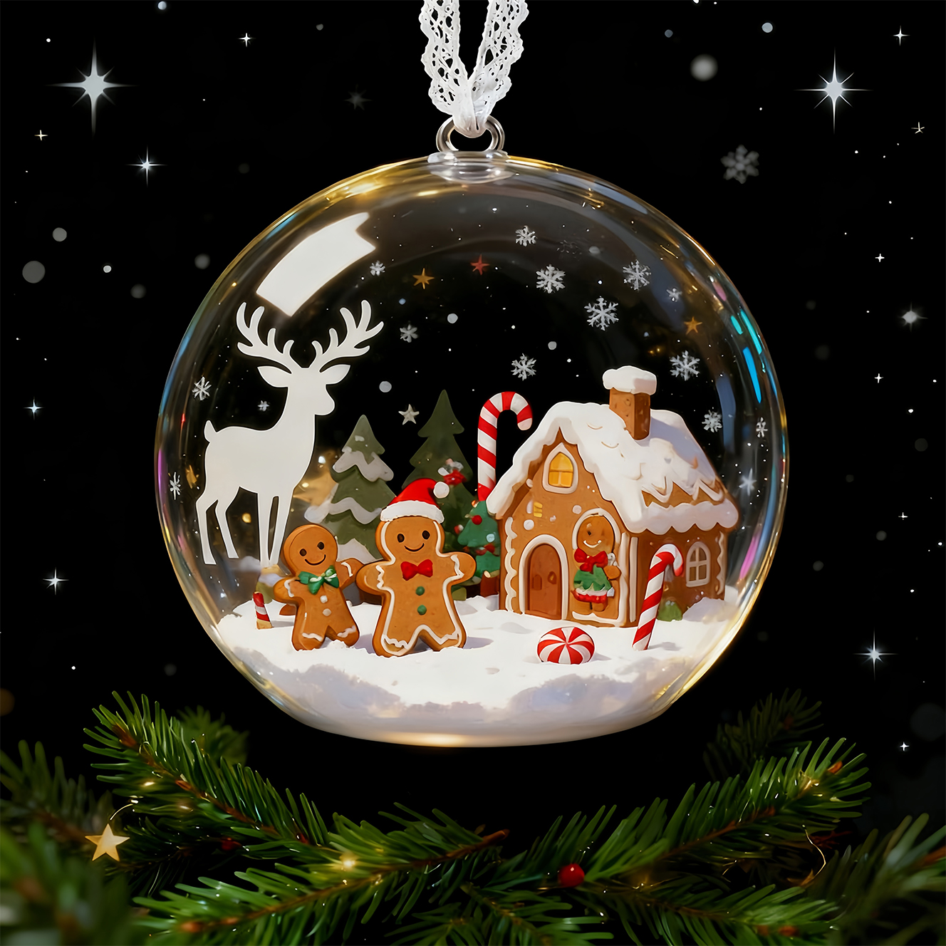 🎄Share the joy of the holidays with crystal glass decorations🎄