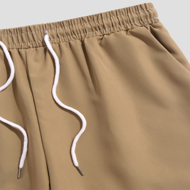 Men's cotton linen casual shorts