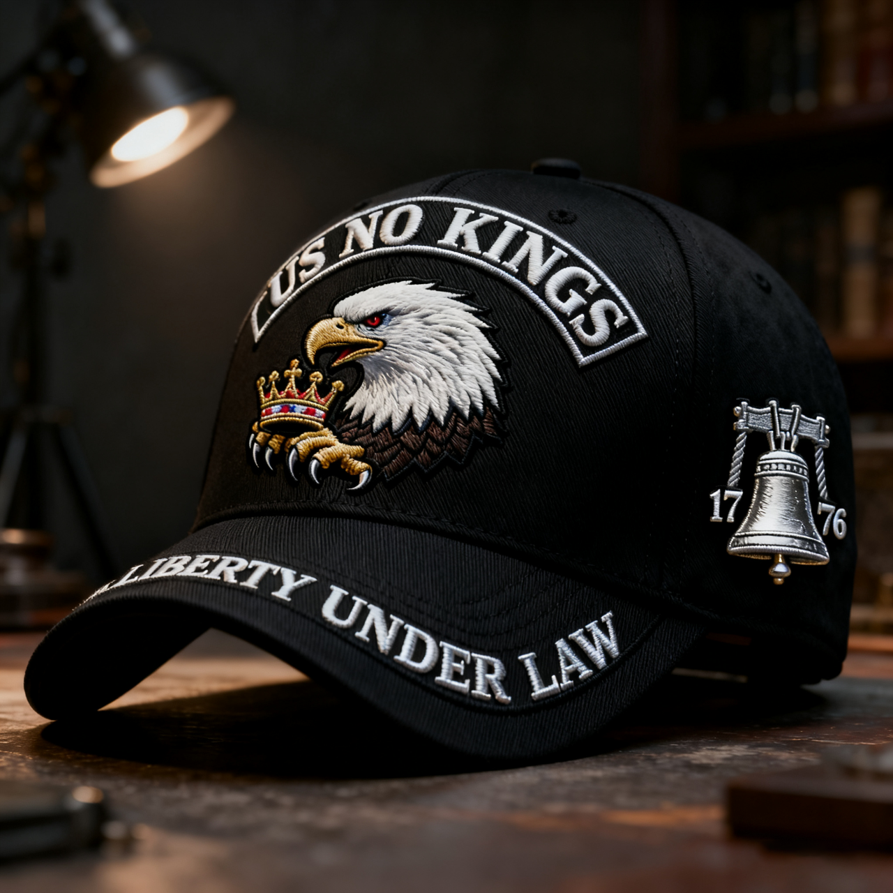 America No Kings  Baseball Cap