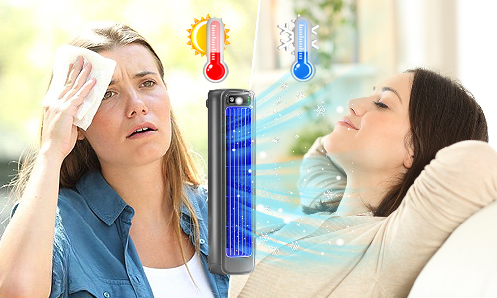 New electric fan, ultra-light vertical circulating silent wind