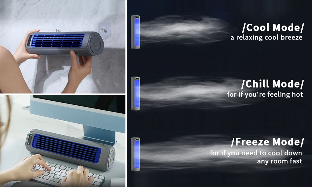 New electric fan, ultra-light vertical circulating silent wind