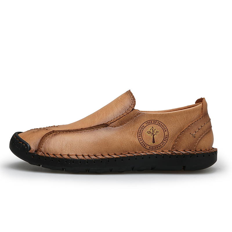 Next-Level Quality 🚀Men's Genuine Leather Loafers – Handcrafted, Slip-On, Anti-Slip Sole, Comfortable & Durable