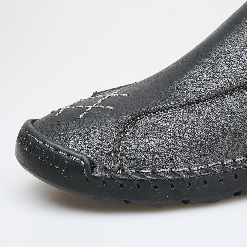 Next-Level Quality 🚀Men's Genuine Leather Loafers – Handcrafted, Slip-On, Anti-Slip Sole, Comfortable & Durable