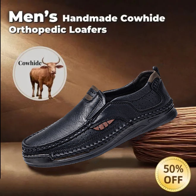 ⏰Last Day! 45% OFF 🔥GARB®Men's Handmade Genuine Leather Orthopedic Loafers