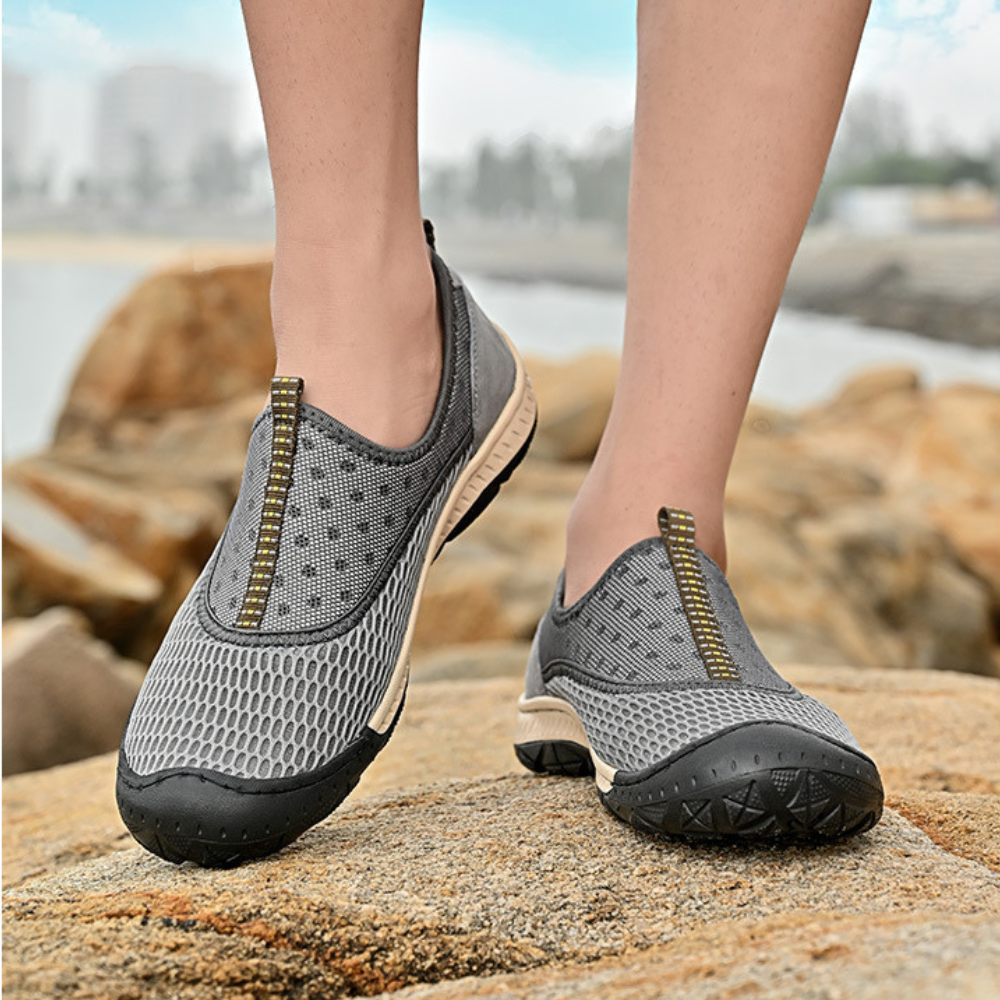 Breathable Comfortable Mesh Slip-On Orthopedic Outdoor Shoes