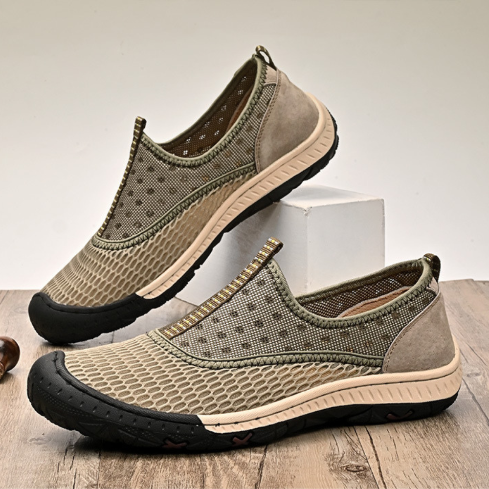 Breathable Comfortable Mesh Slip-On Orthopedic Outdoor Shoes