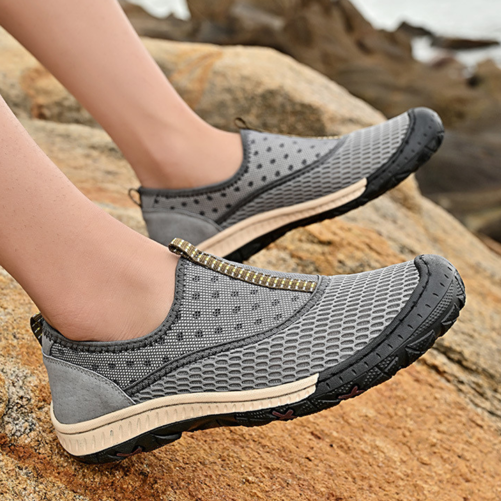 Breathable Comfortable Mesh Slip-On Orthopedic Outdoor Shoes