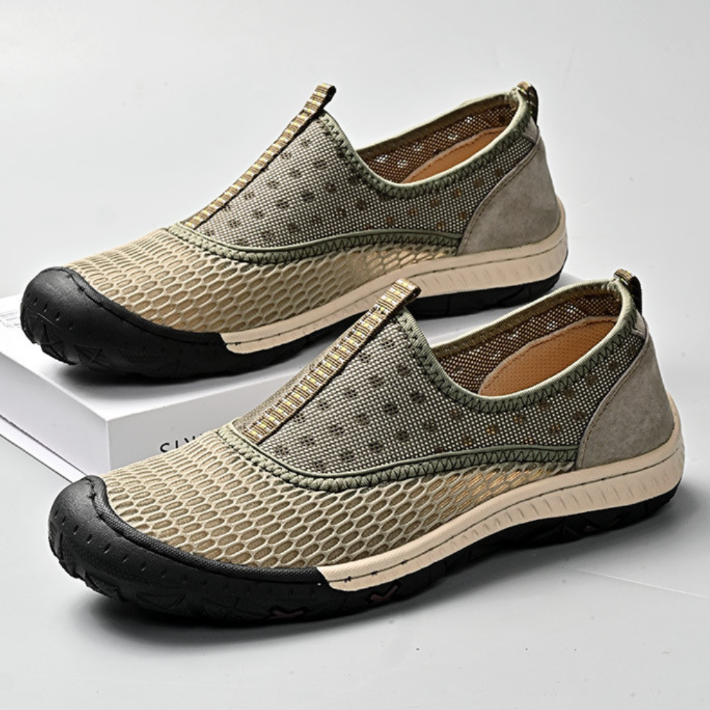 Breathable Comfortable Mesh Slip-On Orthopedic Outdoor Shoes