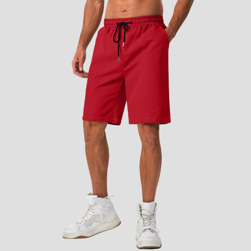 Men's cotton linen casual shorts