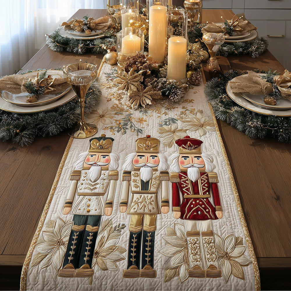 Vintage Nutcracker Quilted Table Runner NCU0TH3381