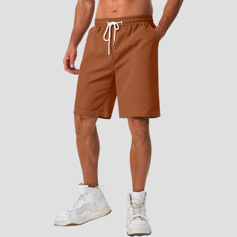 Men's cotton linen casual shorts