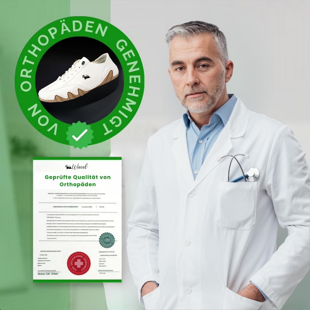 Wiecel™ - Ultra-bequemer Barfußschuhe aus Leder (Unisex)