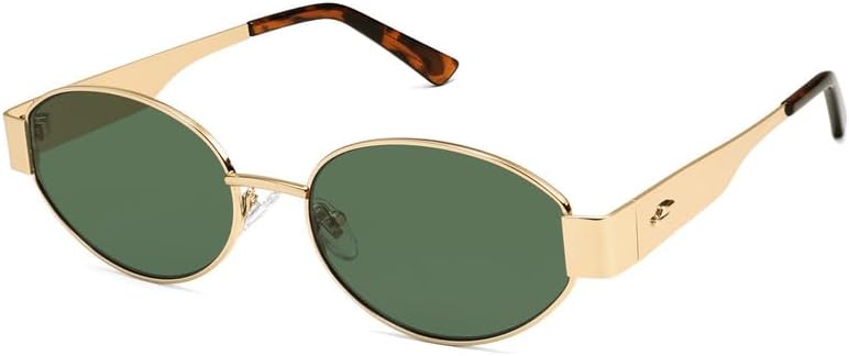 SOJOS Retro Oval Sunglasses for Women Trendy Classic Shades UV400 Protection