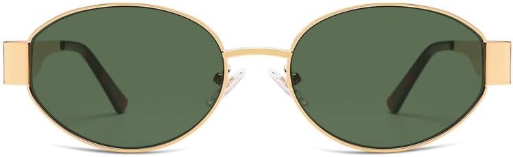 SOJOS Retro Oval Sunglasses for Women Trendy Classic Shades UV400 Protection