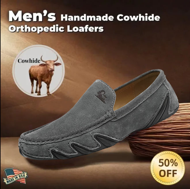 Last day 70% off 🔥⏱️Christmas sale⏱️🔥Men's genuine slip-on loafers