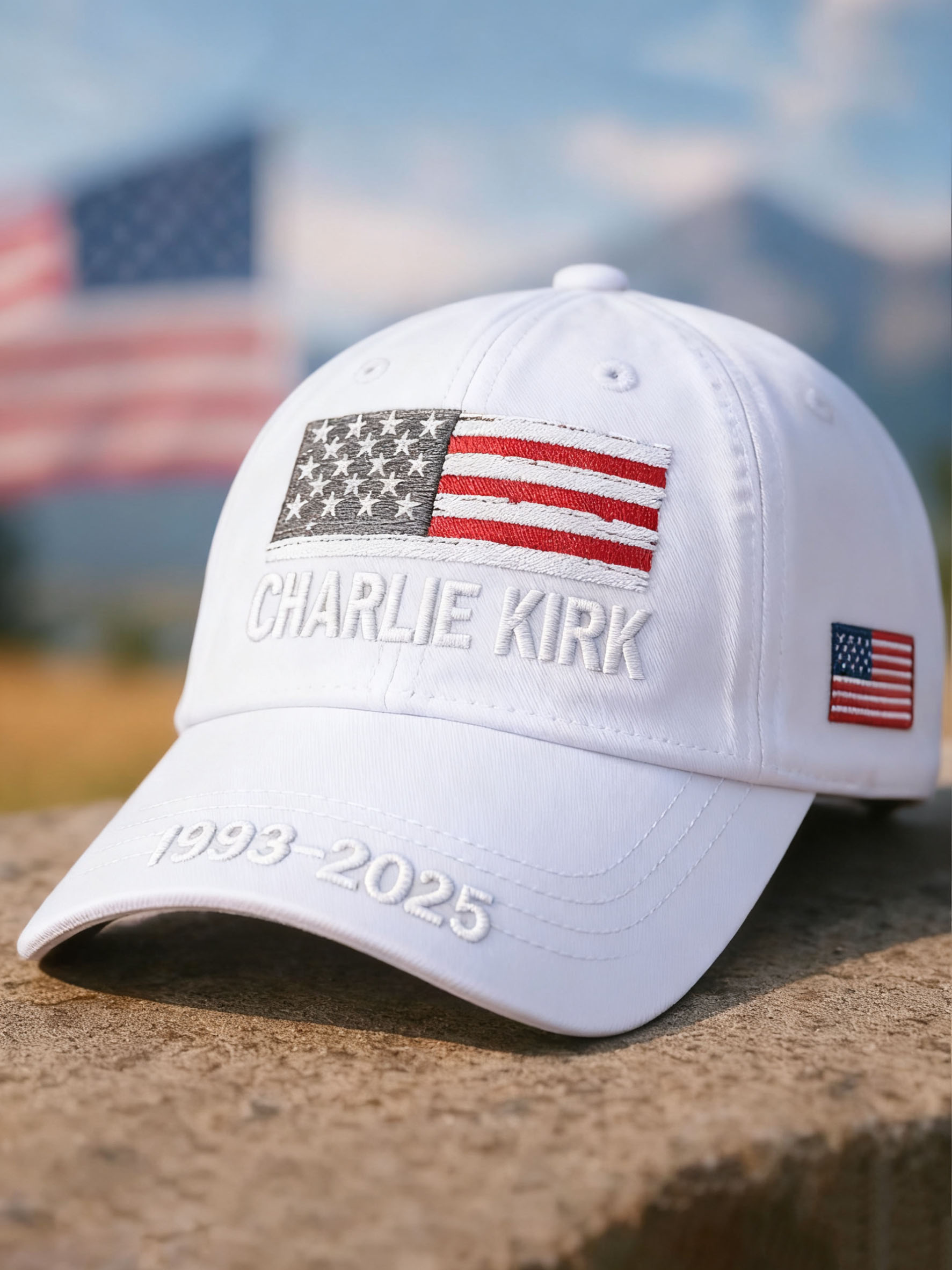 Unisex Freedom Is Not Free R.I.P Charlie Kirk Print Hat