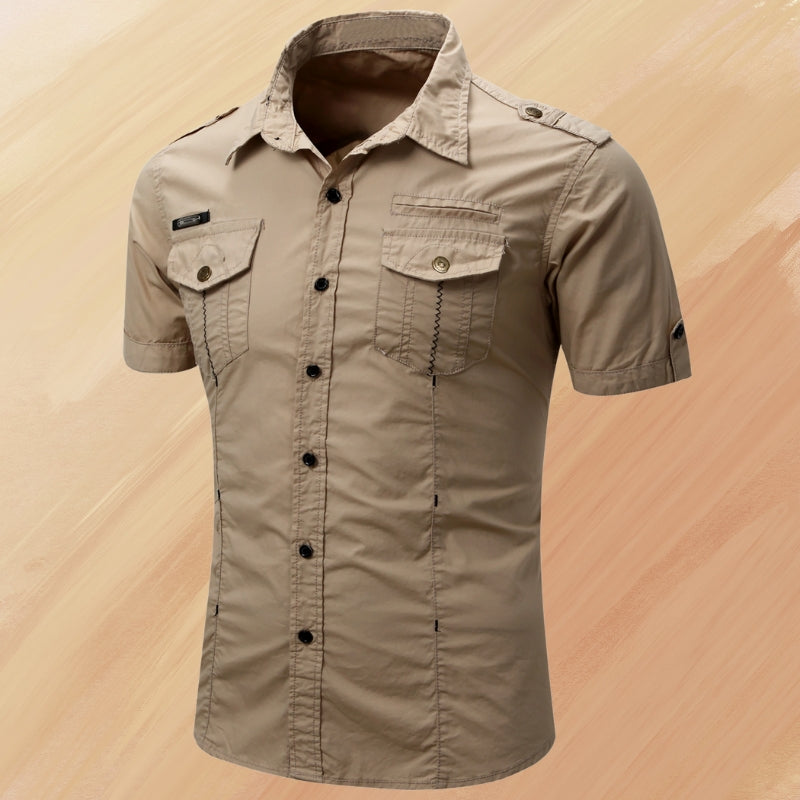 RANDALL - REFINED WARM-WEATHER BUTTON-UP WITH POCKET