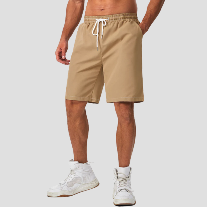 Men's cotton linen casual shorts