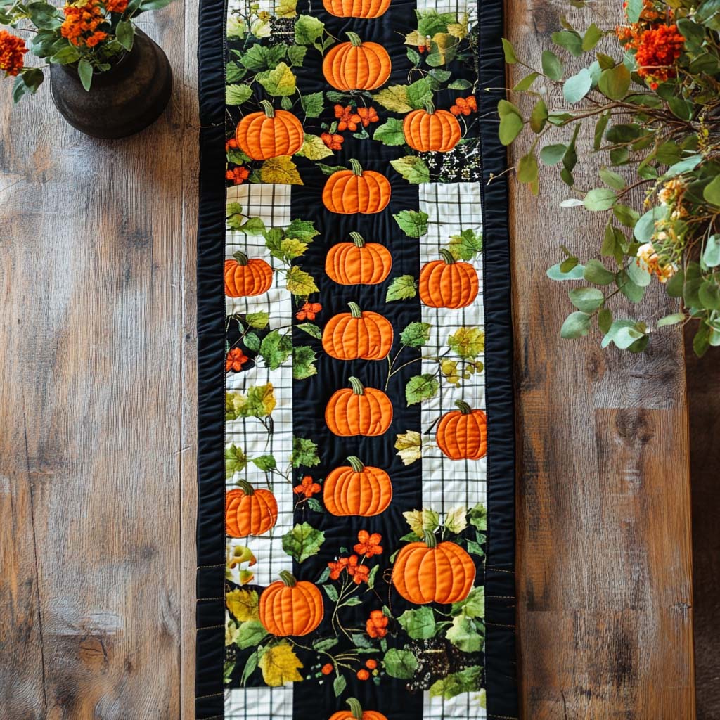 Fall Quilted Table Runner NCU0VT235