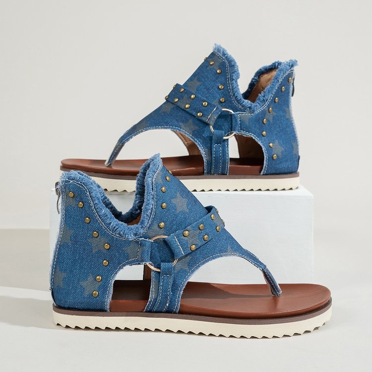 🔥Last Day Promotion 50% OFF - Women's Casual Denim Orthopedic Sandals