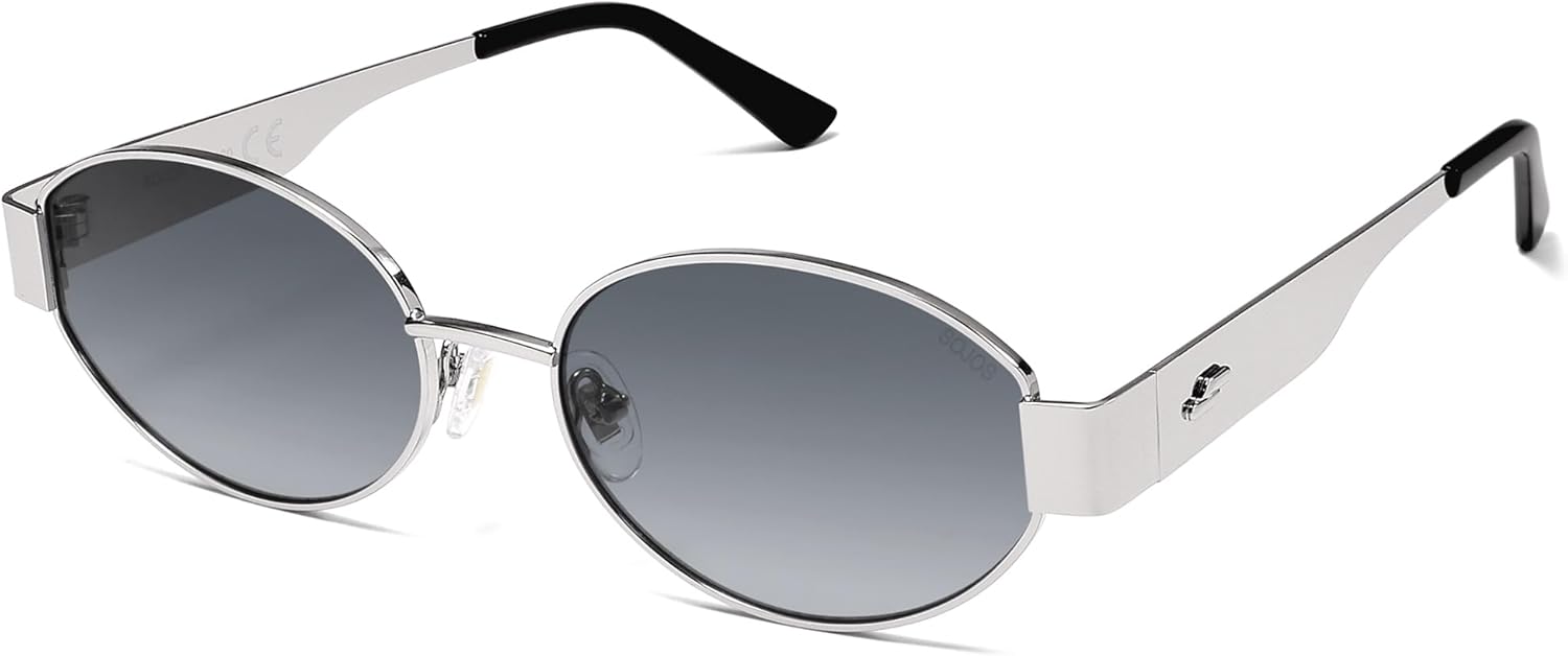SOJOS Retro Oval Sunglasses for Women Trendy Classic Shades UV400 Protection