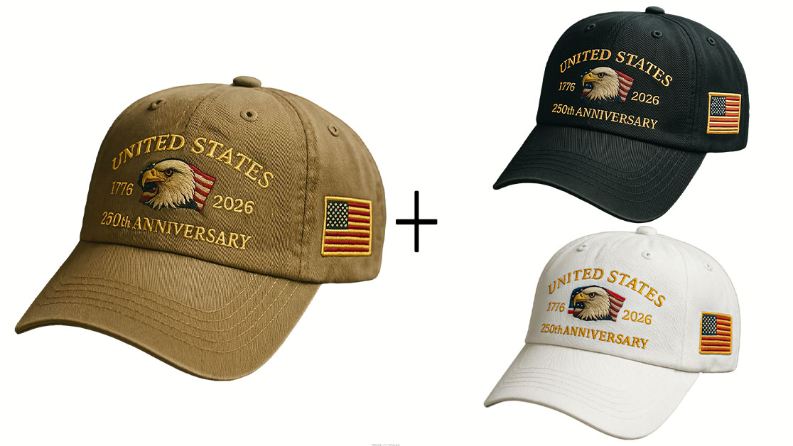 🎉United States 250th Anniversary Eagle Hat – Celebrate Freedom in Style