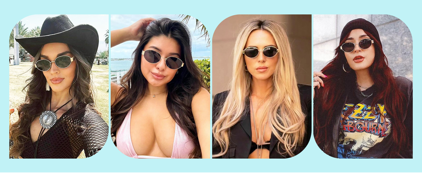 oval sunglasses for women