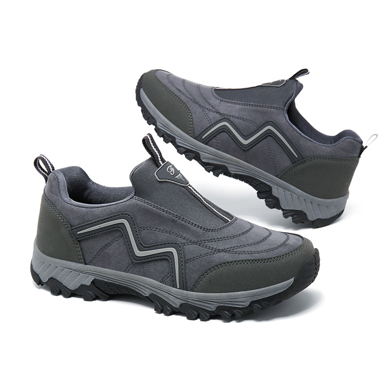 50% OFF!!!🛒Men's Outdoor Orthopedic Shoes, Wide Toe Waterproof Hiking Sneakers with Arch Support & Non-Slip Sole