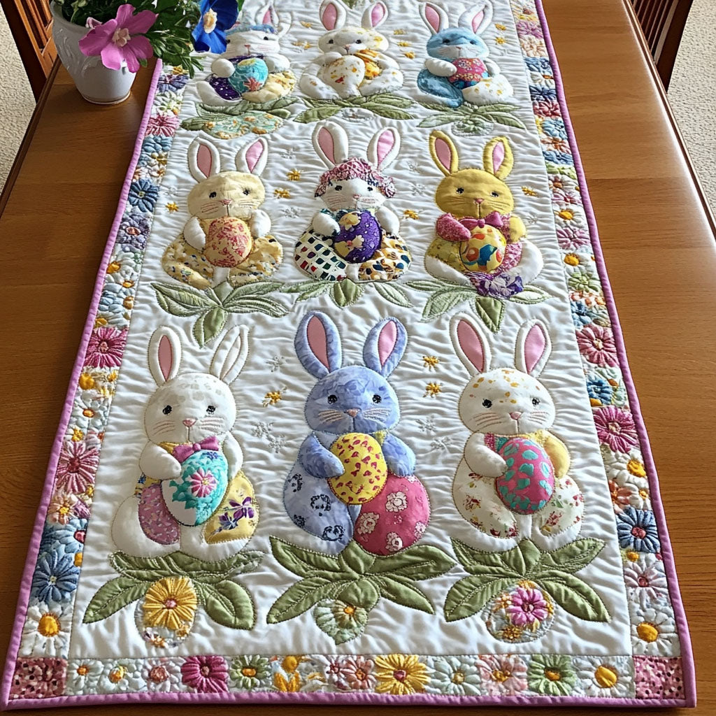 Easter Quilted Table Runner NCU0VT101
