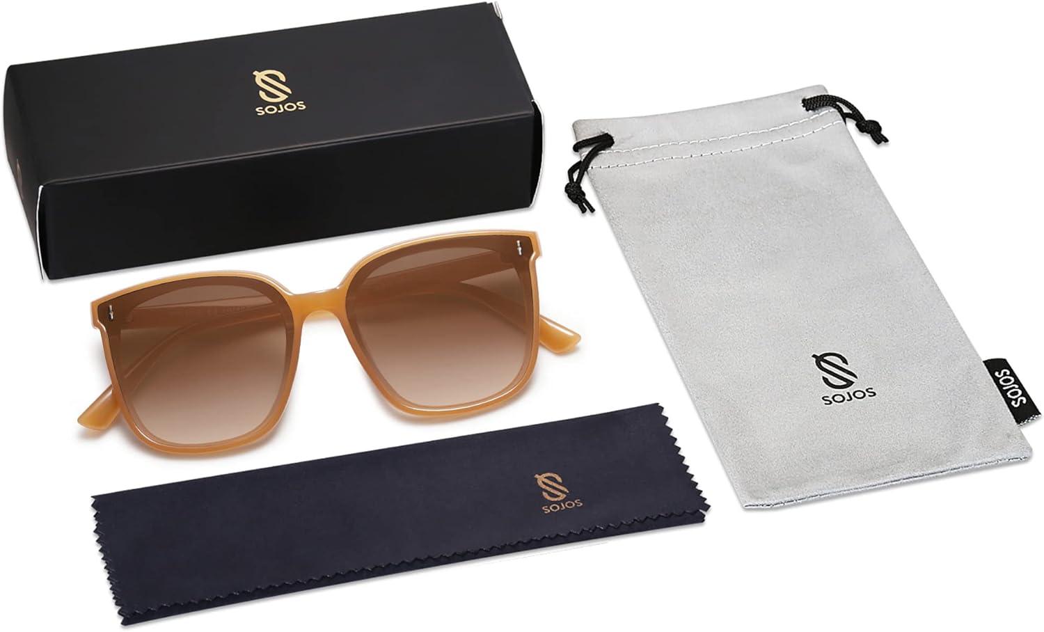 SOJOS Trendy Oversized Sunglasses for Women and Men