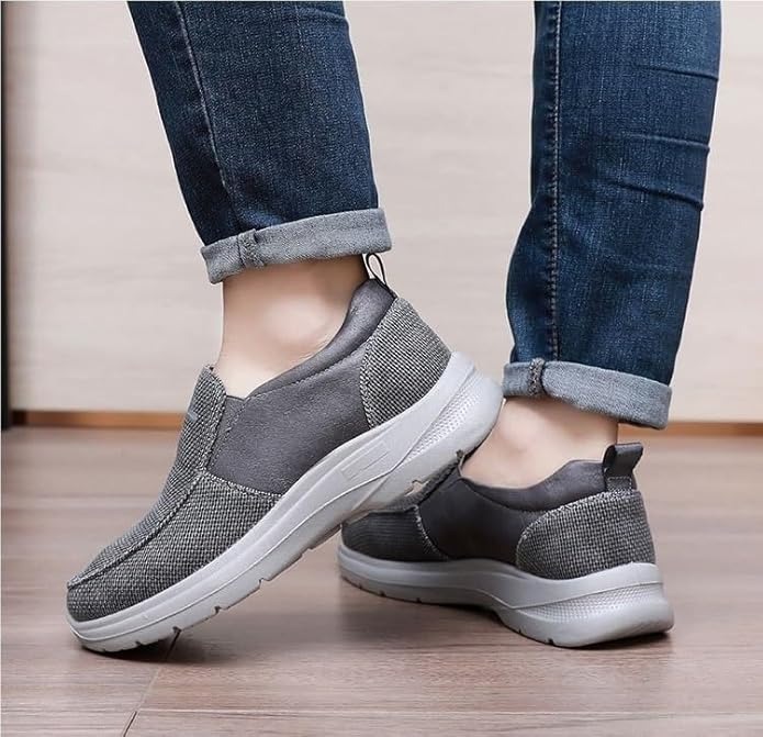 LAST DAY 60% OFF🔥Men's Arch Support Slip-On Loafers, EVA Boat Shoes,Orthopedic Walking Shoes