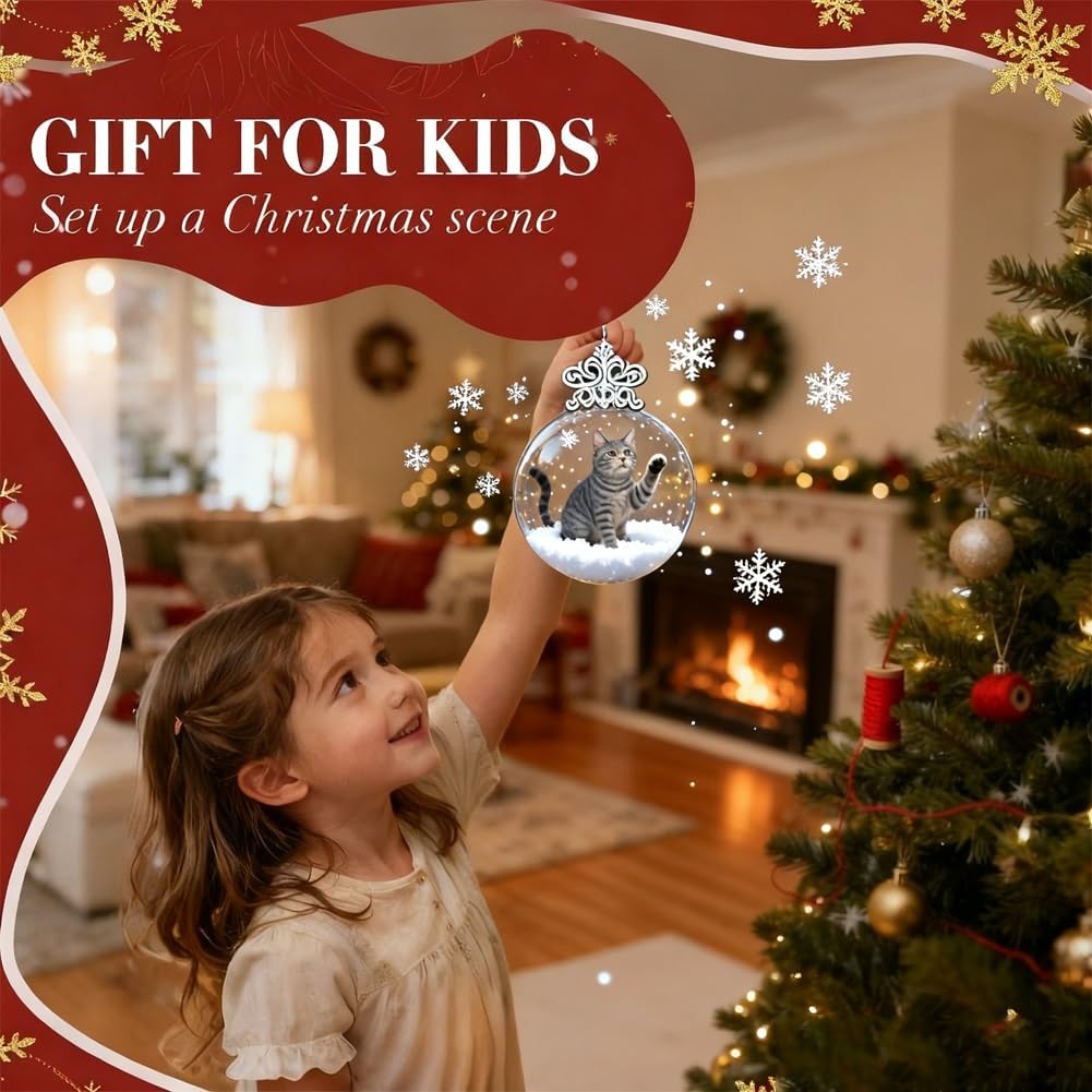 Adorable Cat Christmas Ornament Set – Limited Edition 2025 Holiday Collection for Cat Lovers