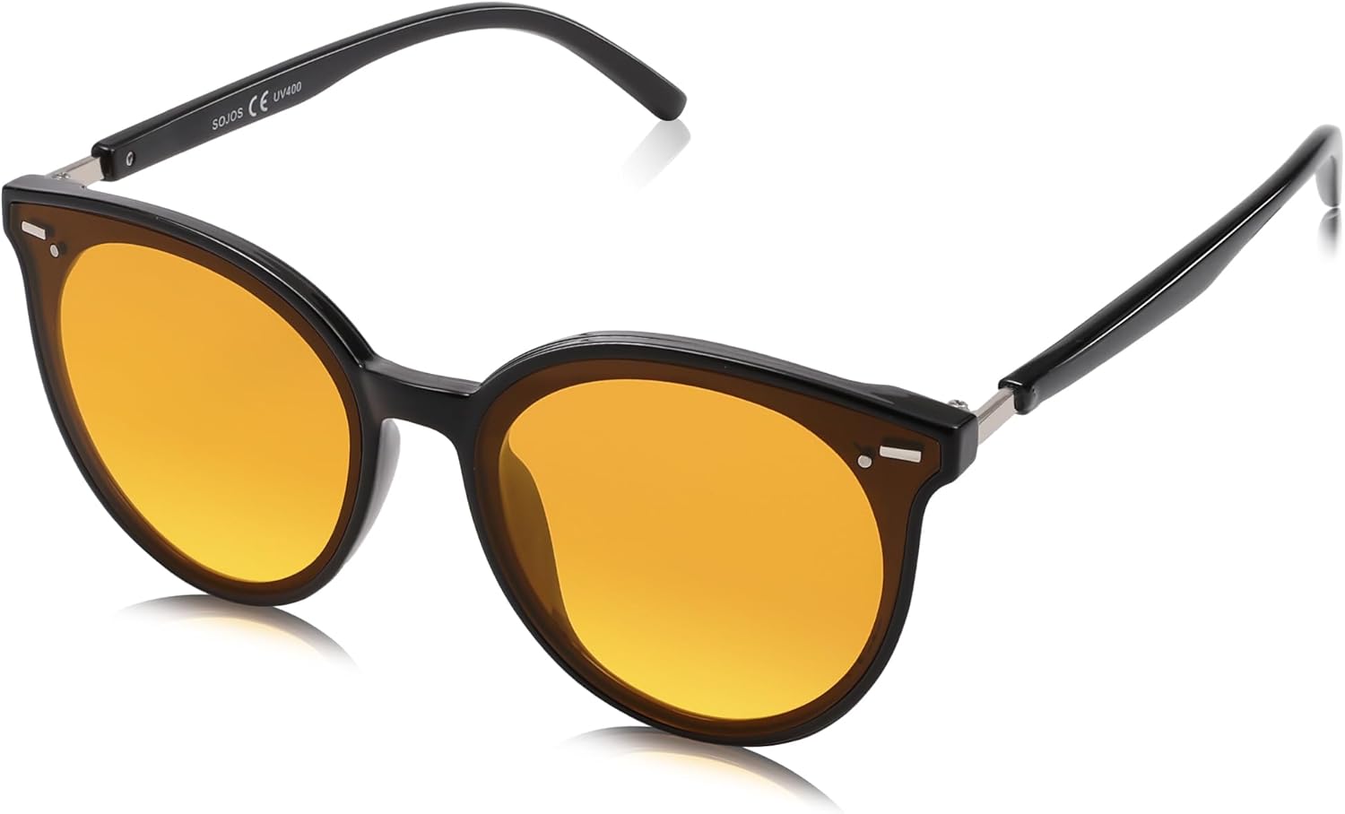 SOJOS Sunglasses Womens Trendy 2025 Classic Round Retro Vintage Shades Large Frame Sunnies SJ2067