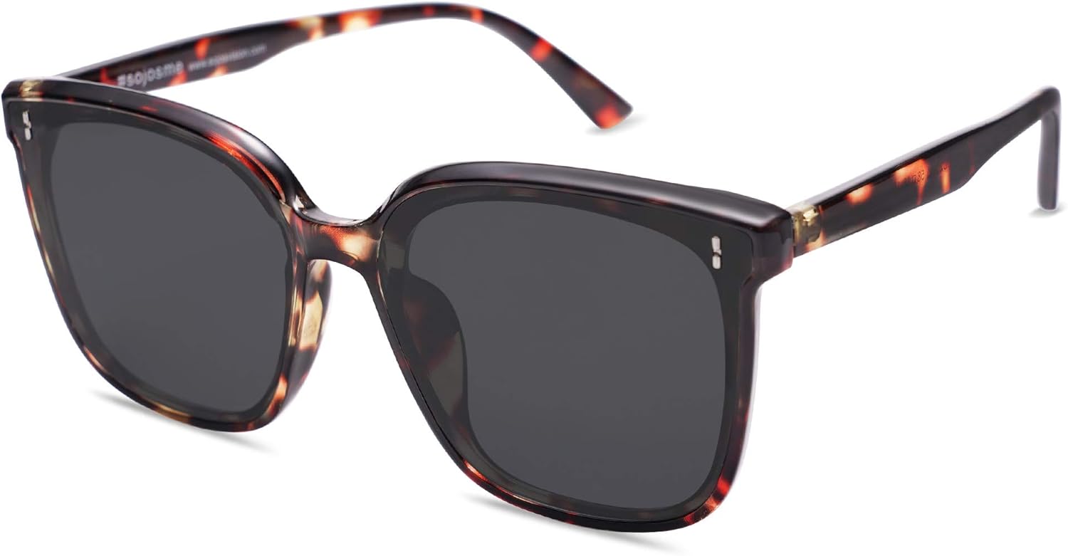 SOJOS Trendy Oversized Sunglasses for Women and Men