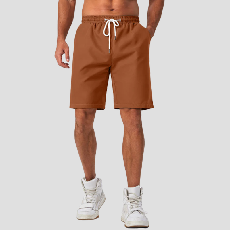 Men's cotton linen casual shorts